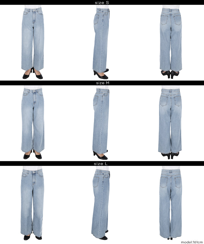 k♥様　デニムパンツ　サイズs センタープレスストレートデニムパンツ レディース メール便不可