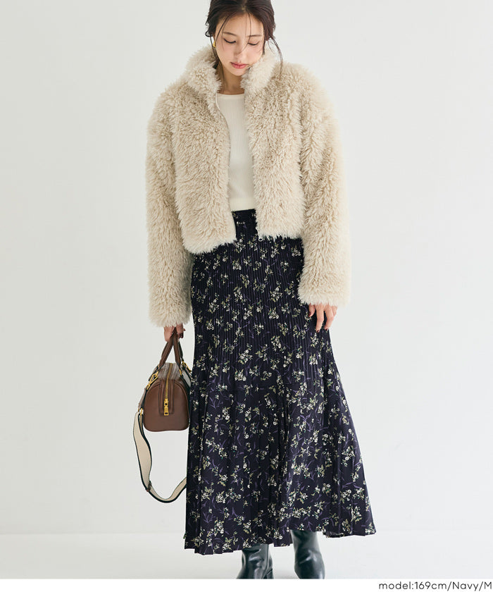 花柄プリーツロングスカート レディース メール便不可 – coca公式ストア