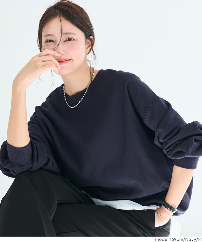 セール☆2690円→1490円 裏毛ボリュームシルエットスウェット