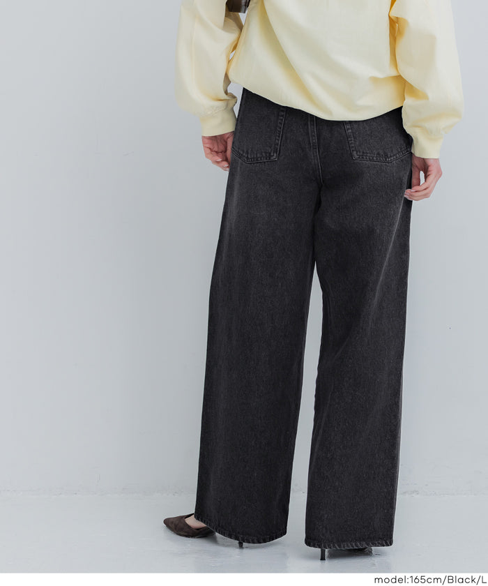 セール☆3990円→2490円 ツイストシームデニムパンツ レディース