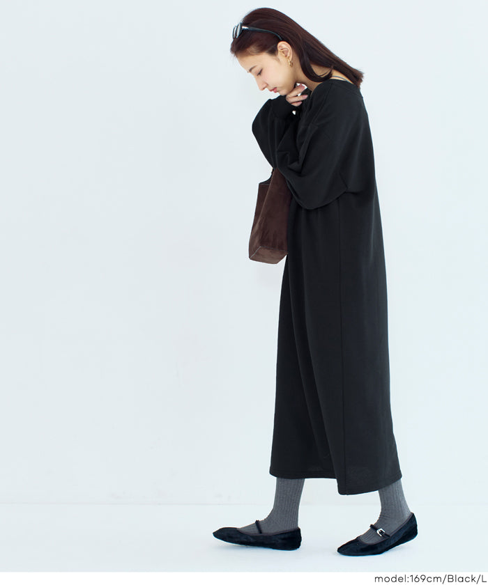 セール☆2690円→2490円 裏毛2wayオフショルダーワンピース レディース