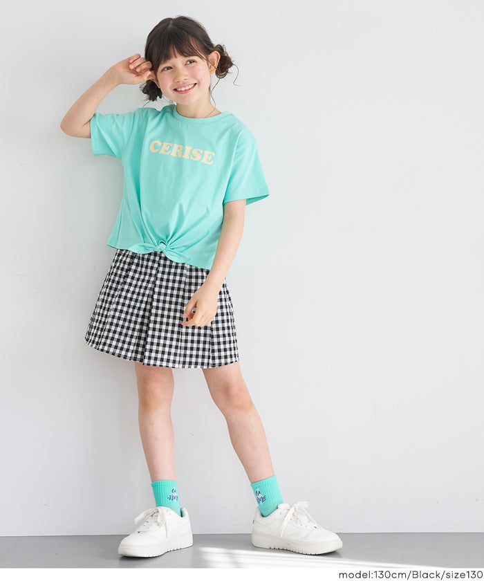 セール☆1990円→1490円 ギンガムチェックプリーツスカート キッズ