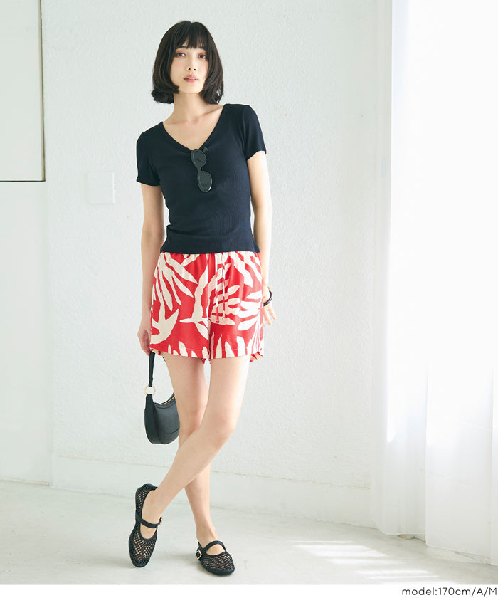 柄ショートパンツ レディース メール便不可 – coca公式ストア