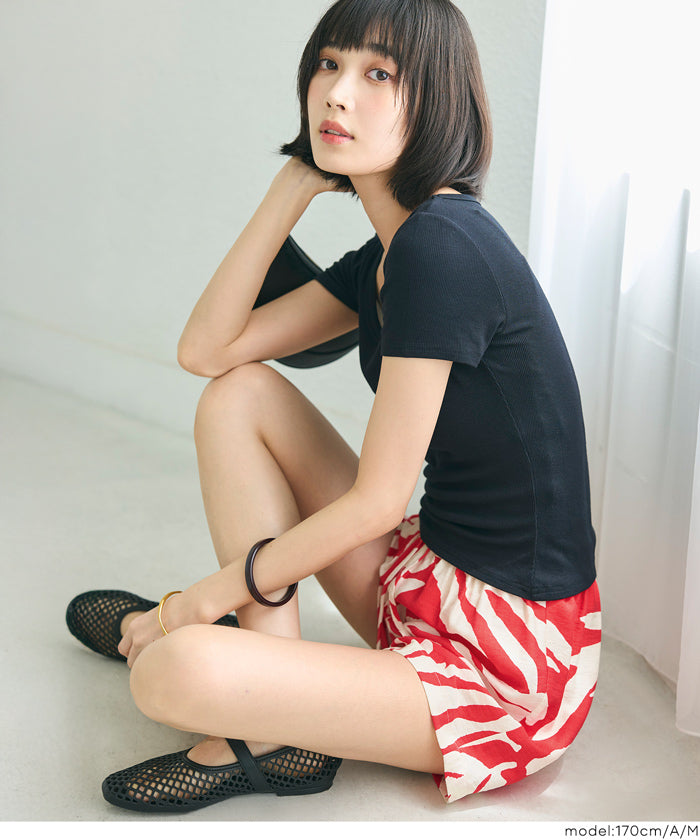 柄ショートパンツ レディース メール便不可 – coca公式ストア