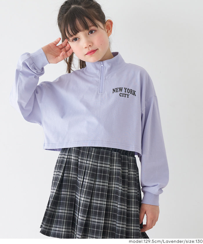 ハーフジップトップス＆タンクトップ 2点セット キッズ メール便不可