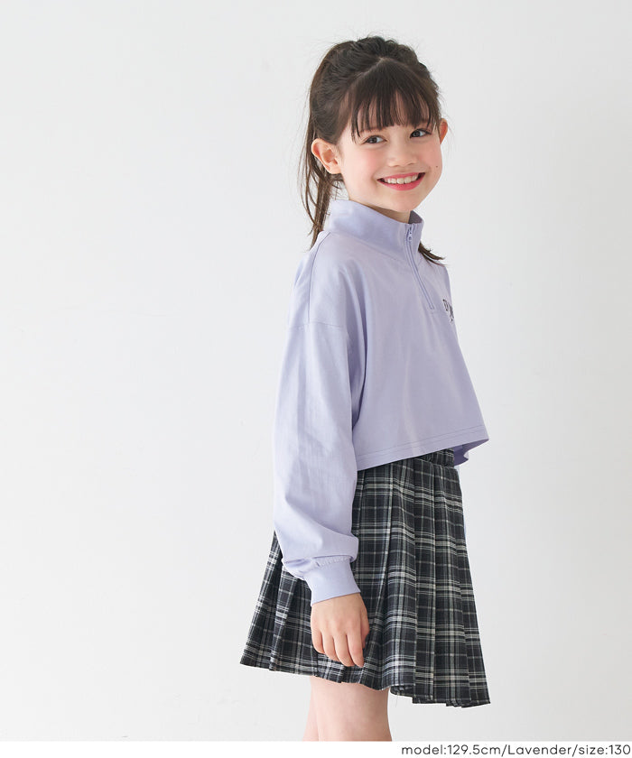 ハーフジップトップス＆タンクトップ 2点セット キッズ メール便不可