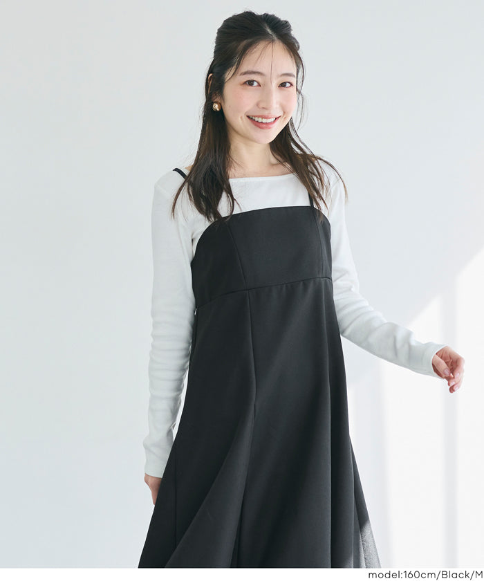にこ　3/15 BADTASTE 中華フレアキャミワンピース 黒S通常丈 フレアキャミワンピース レディース メール便不可 – coca公式ストア