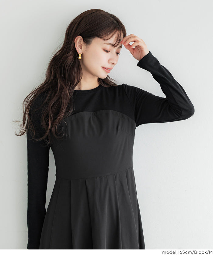 セール☆3490円→1990円 ドッキングワンピース レディース メール便