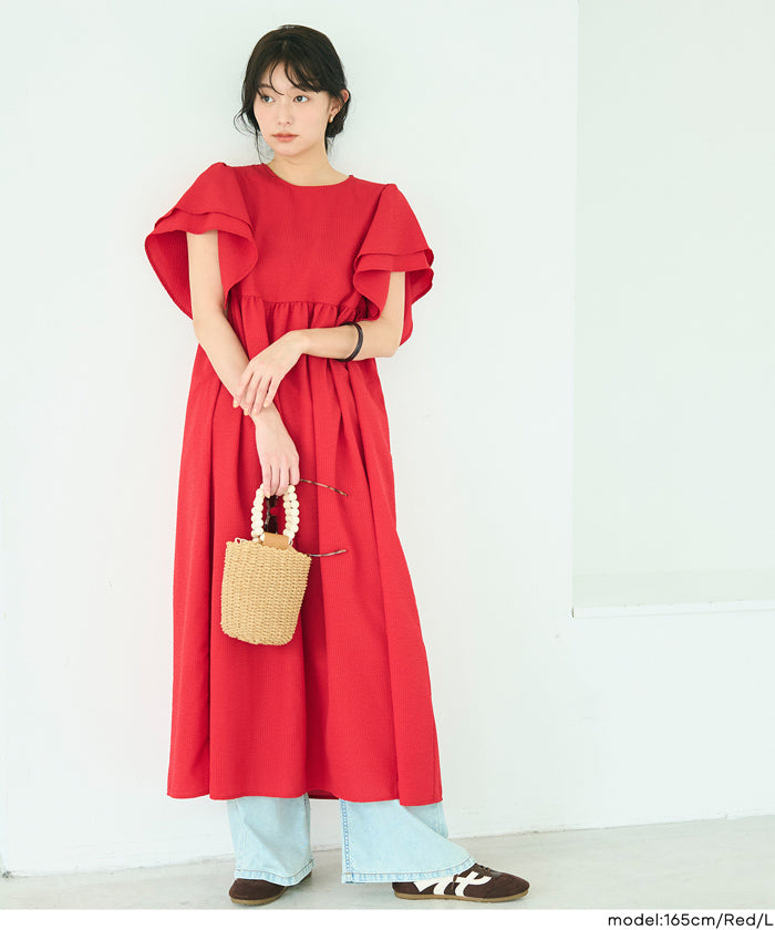 【美品S'Max Mara フレアワンピース シアサッカーL 定価¥69300 サッカーフレア袖ワンピース レディース メール便不可 – coca公式ストア
