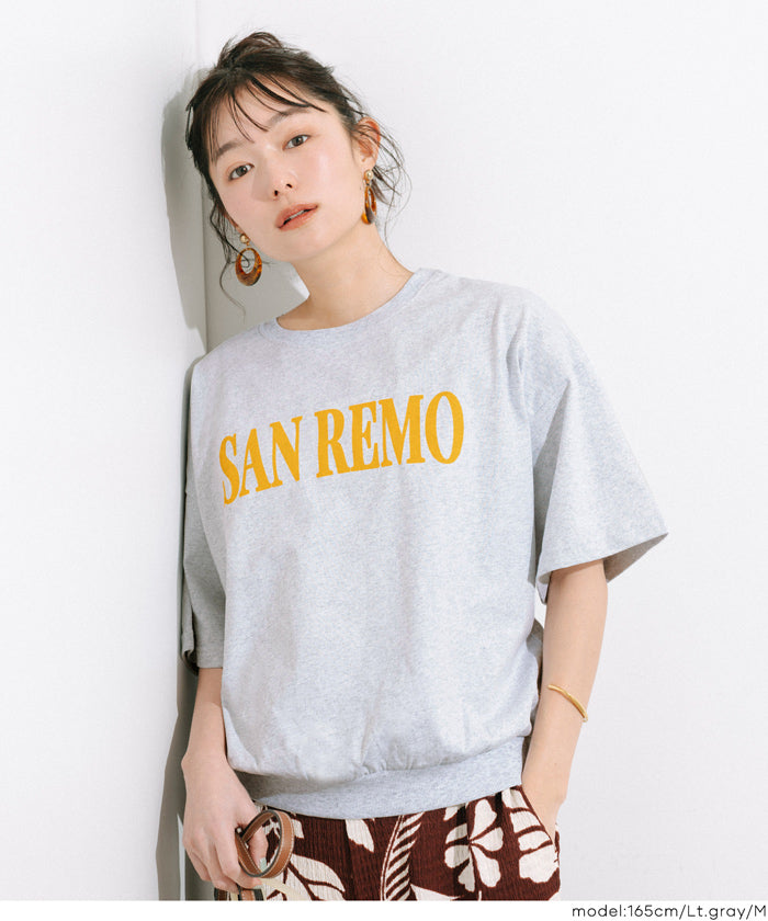セール☆1690円→1490円 T-スウェット半袖トップス レディース メール