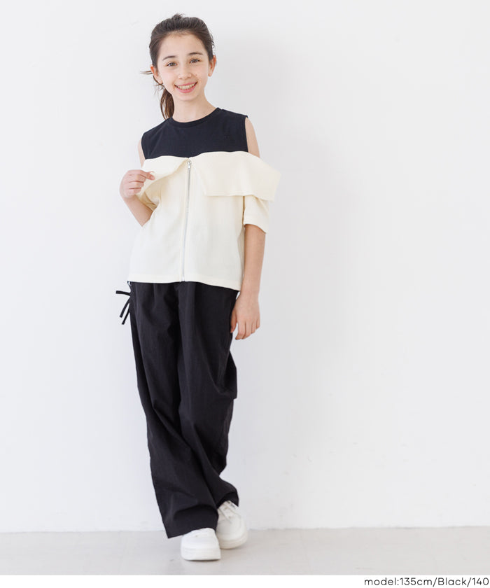 レースアップワイドパンツ キッズ メール便不可 – coca公式ストア