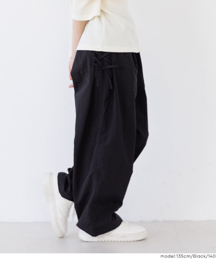 レースアップワイドパンツ キッズ メール便不可 – coca公式ストア
