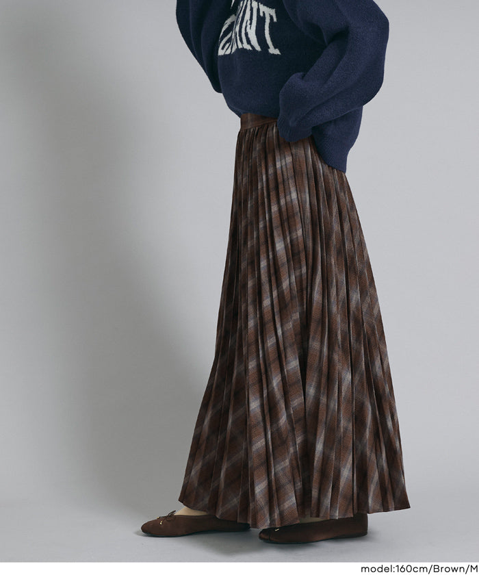 専用アースマジック 新品 チェックスカート・長袖Tシャツ・シャギーカーデ 140 チェックプリーツスカート レディース メール便不可【西山茉希様着用