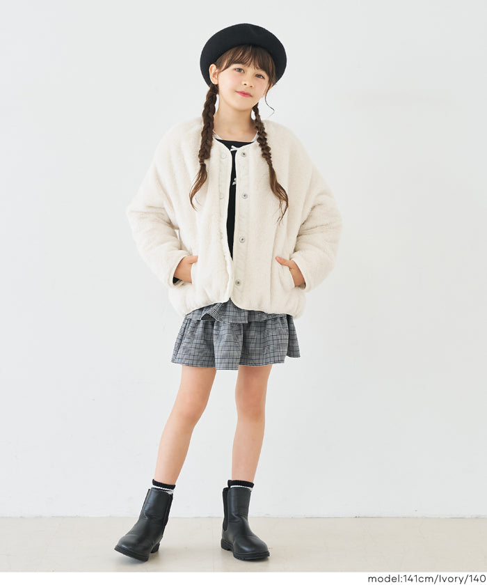 親子お揃いリバーシブルキルティングブルゾン キッズ メール便不可