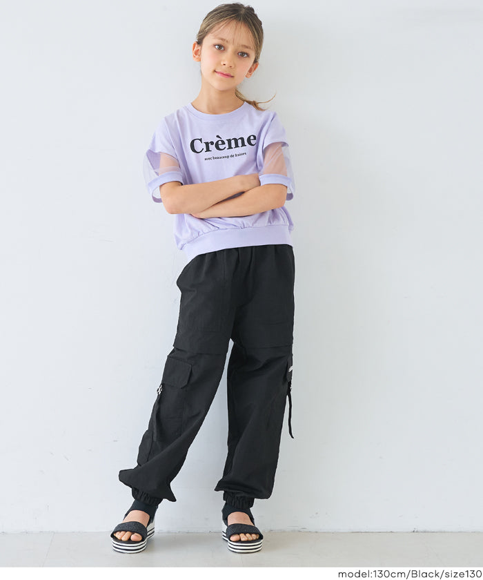 ライトワッシャーナイロンカーゴパンツ キッズ メール便不可 – coca