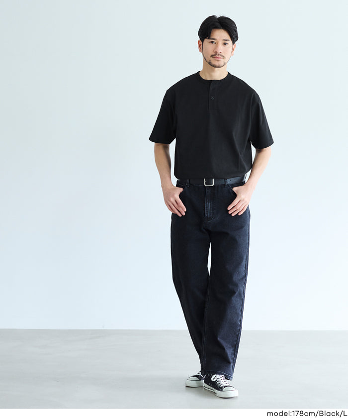 Sartoria Yamacci ヘンリーネック シャツ Atelier103 ヘンリーネックTシャツ メンズ メール便不可 – coca公式ストア