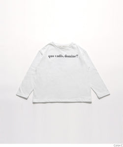 セール☆890円→550円 キッズ 100-140 Tシャツ ロゴプリント ロンT 段