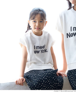 セール☆1290円→990円 キッズ 100-140 スウェット Tシャツ ロゴ 英字