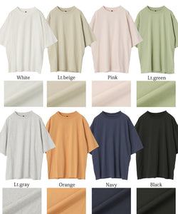 T-shirt men's OE cotton crew neck regular plain 100% cotton short-sleeved cut-and-sew thin relaxed mail delivery impossibility 23ss coca coca