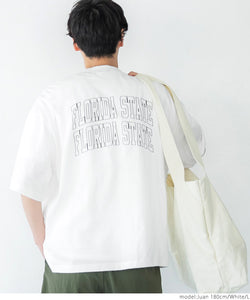 ロゴTシャツ メンズ Tシャツ ロゴ プリント オーバーシルエット バック