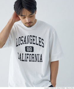 セール☆1290円→990円 Tシャツ メンズ カットソー カレッジプリント