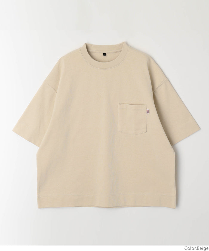 Tシャツ メンズ COTTON from the US ヘビーウェイト 綿100 コットン ポケットT カットソー クルーネック 半袖 無地 アメリカ メール便不可 23ss