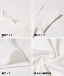 キッズ 120-150 Tシャツ カットソー 箔プリント ロゴ 英字 袖ロールアップ クルーネック 半袖 女の子 親子お揃い 子供服 メール便可 coca コカ