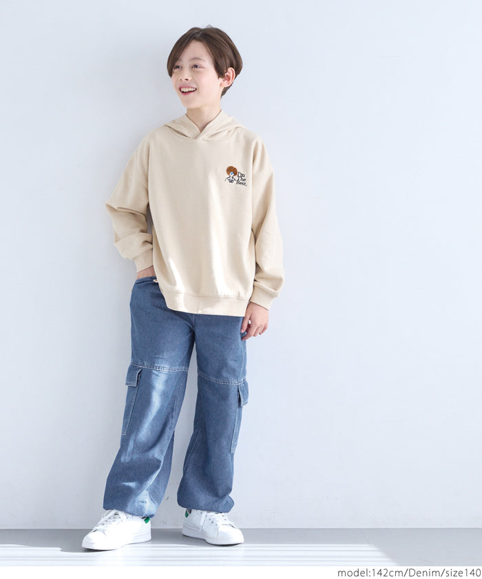 キッズ 120-150 カーゴパンツ パラシュート ウエストゴム ポケット 男女兼用 キッズオリジナル 子供服 メール便不可 coca コカ