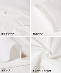Tシャツ レディース カットソー リボン 短丈 半袖 コットン100 薄手 クルーネック プルオーバー 伸縮性 メール便可 24ss coca コカ
