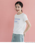 WEB限定 Tシャツ レディース ロゴ プリント 半袖 プルオーバー コンパクト シンプル メール便可 mrb 24ss coca コカ