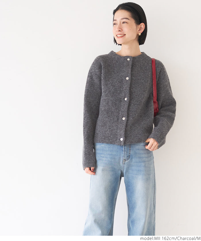 セール☆3990円→1990円 【旧仕様】ダブルフェイスニットカーディガン