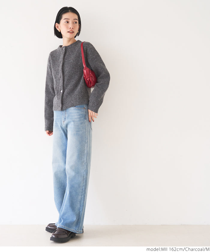 セール☆3990円→1990円 【旧仕様】ダブルフェイスニットカーディガン