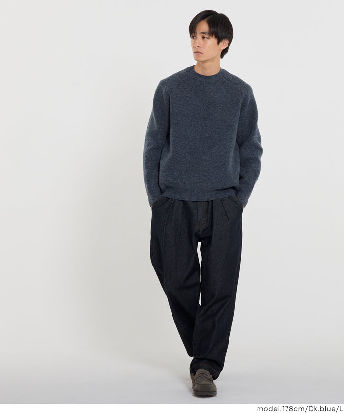 ダブルフェイスラグランスリーブニット メンズ メール便不可 – coca