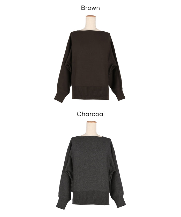 ボートネックドルマンニット レディース – coca公式ストア