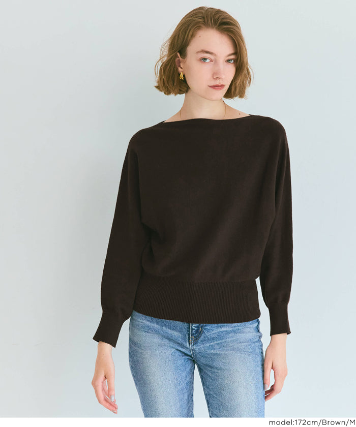 ボートネックドルマンニット レディース – coca公式ストア