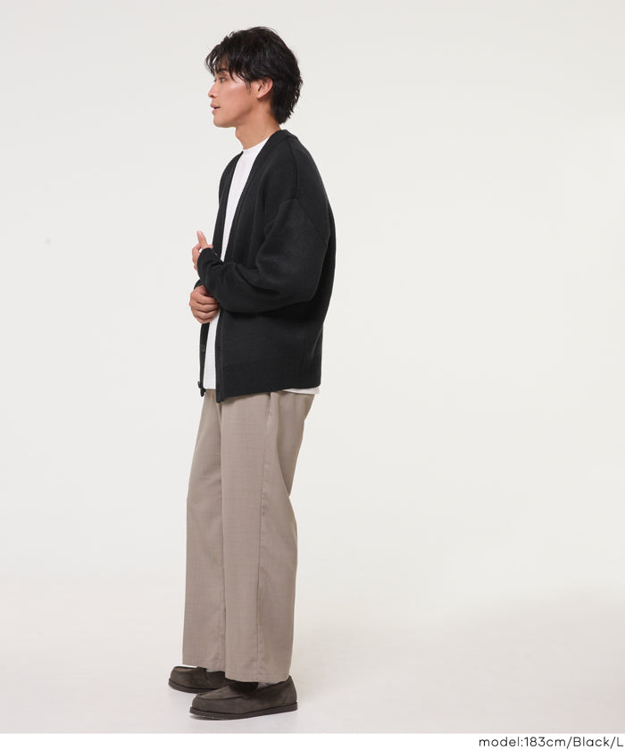 セール☆2990円→2490円 ダブルジャガードカーディガン メンズ