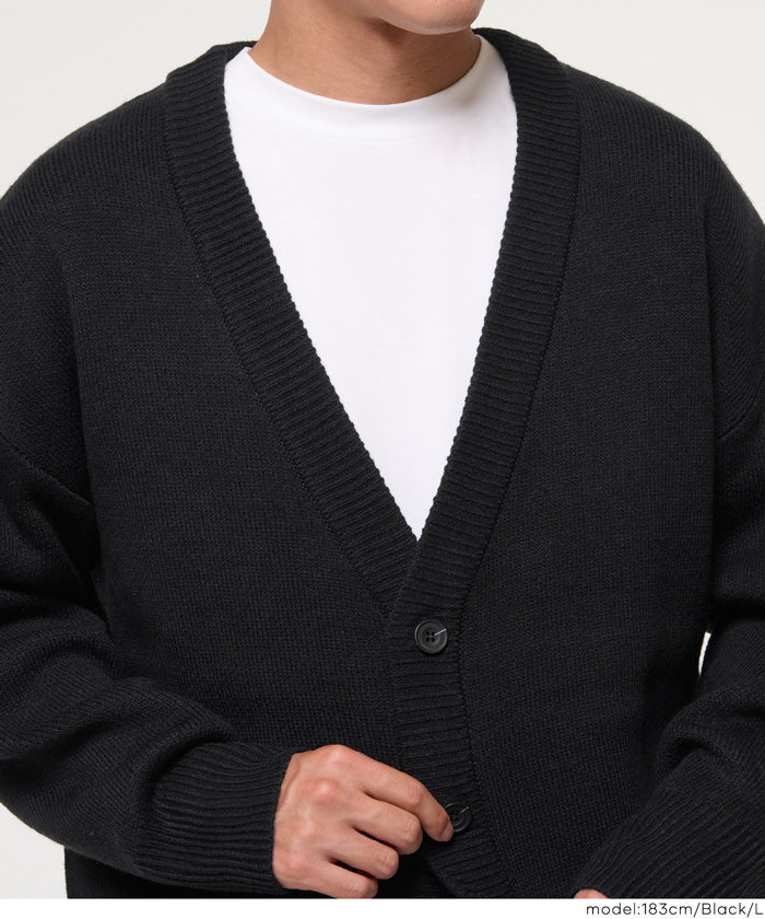 ダブルジャガードカーディガン メンズ レディース メール便不可 – coca