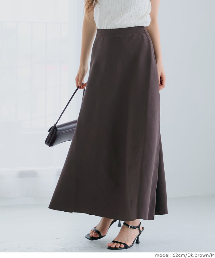 コカ祭限定セール☆ ニットAラインスカート レディース メール便