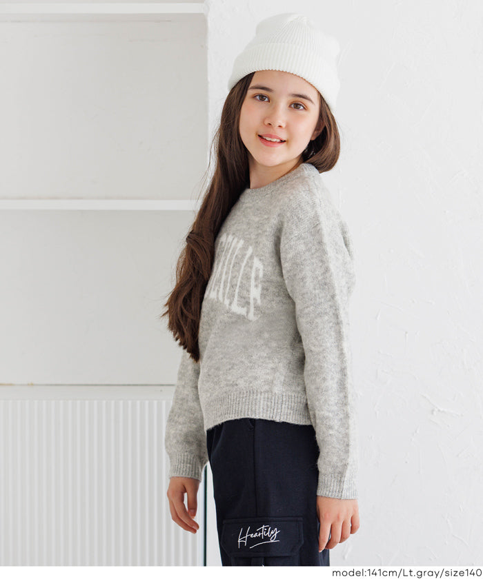 親子お揃いアソートロゴニットトップス キッズ メール便不可 – coca