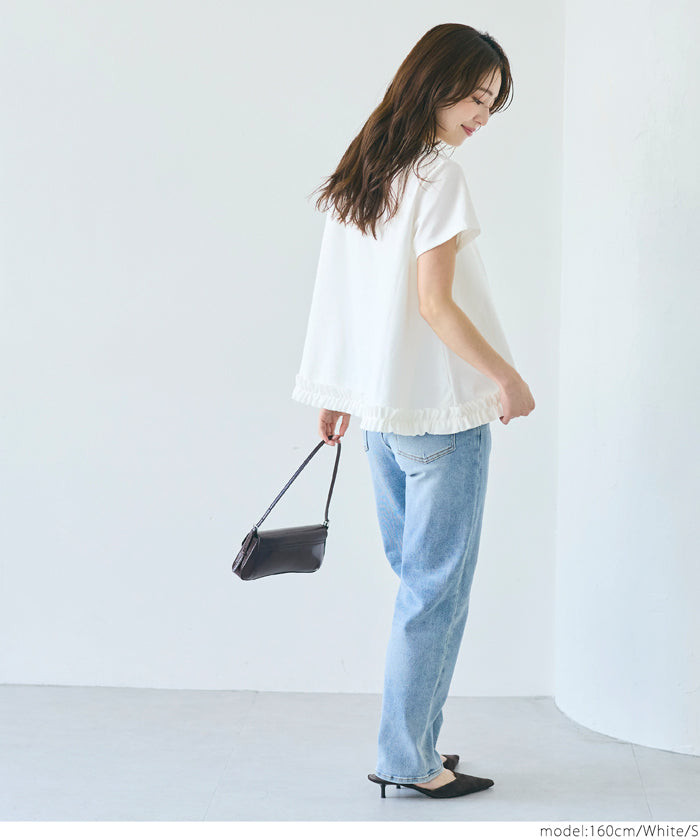 フリルヘムAライントップス レディース メール便不可 – coca公式ストア