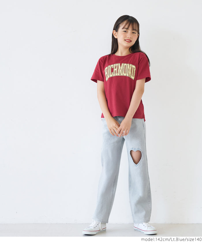 デニムハートデザインパンツ キッズ メール便不可 – coca公式ストア