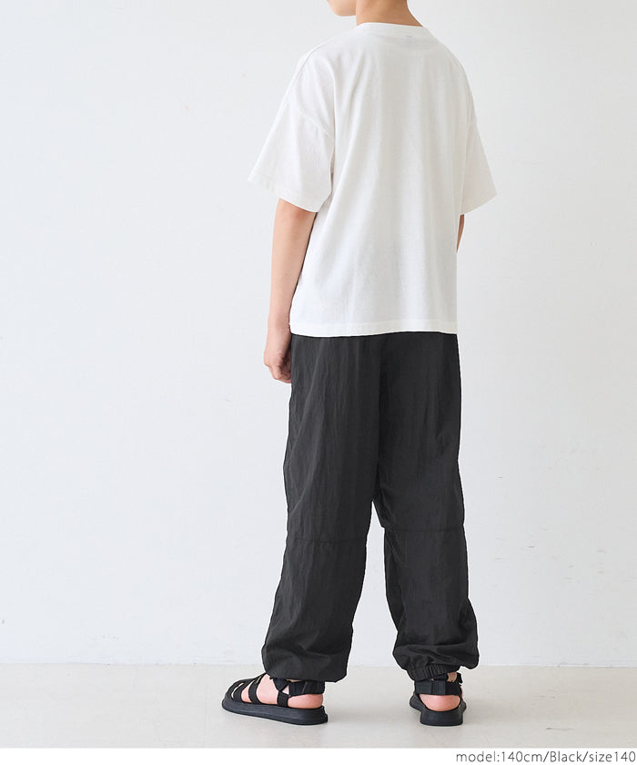 セール☆1990円→990円 ナイロンフェイクベルトパンツ キッズ メール便