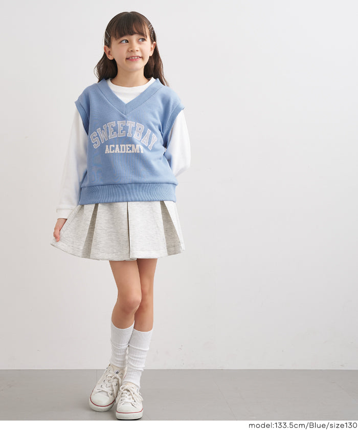 セール☆1690円→550円 ベストレイヤードスウェットトップス キッズ