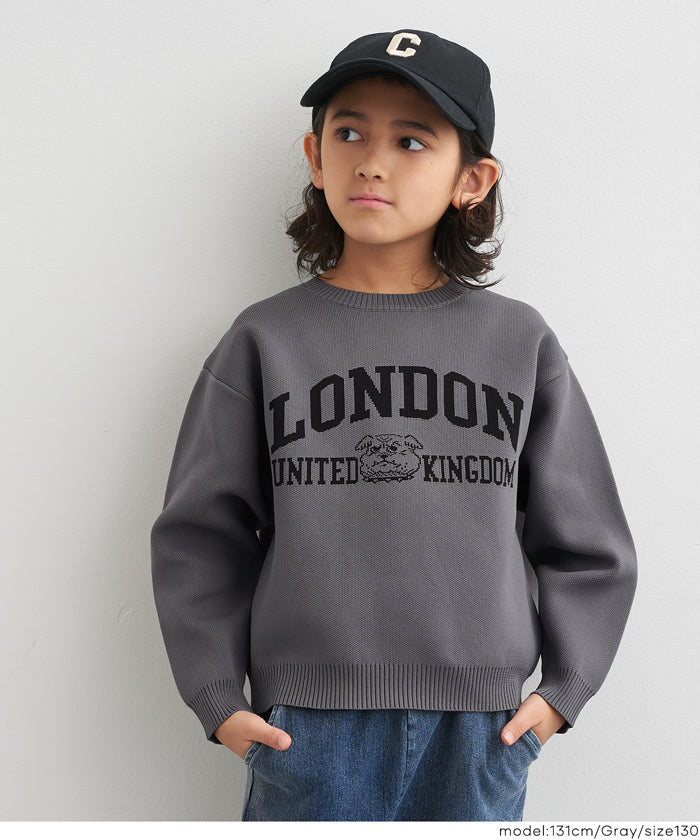 【美品】リヴドロワ　フットボールロゴニット　グレー×レッド　完売　コラボカラー 予約【Yoshiiiiiiコラボカラー登場！】フットボールロゴニット | RIVE