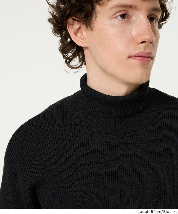 リブ編みタートルネックニット メンズ メール便不可 – coca公式ストア