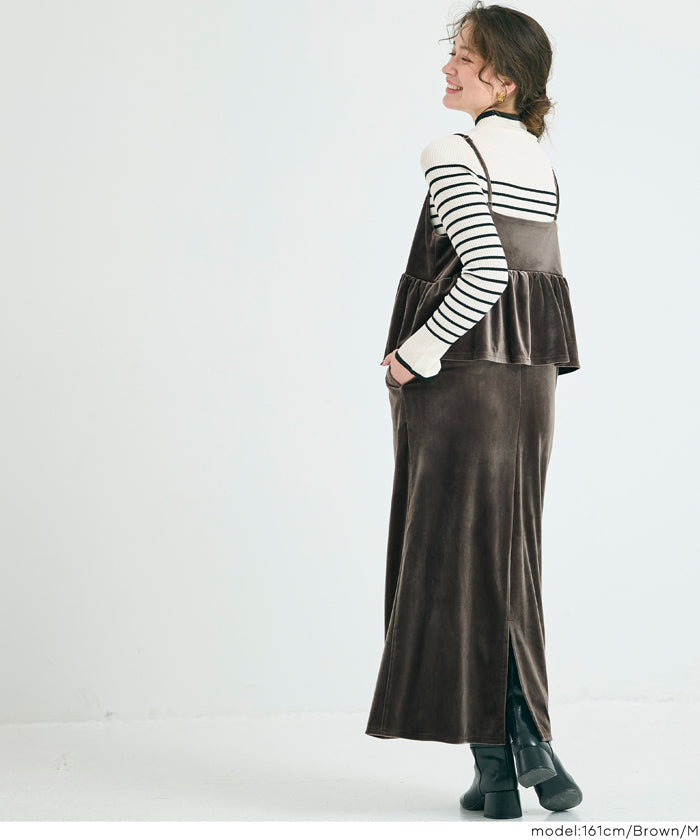 COCODEAL ベロアドッキングワンピース ベロアドッキングワンピース｜PETAL ONLINE（ペタルオンライン）