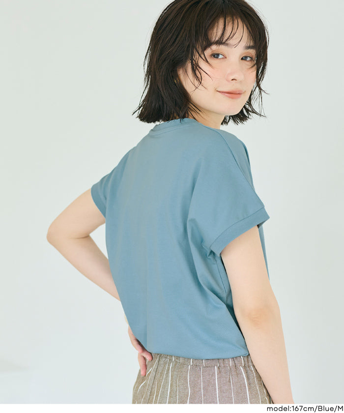 COTTON from the U.S.フレンチスリーブTシャツ レディース メール便