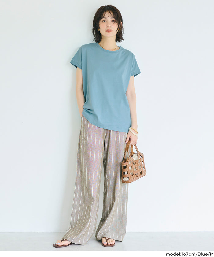 COTTON from the U.S.フレンチスリーブTシャツ レディース メール便