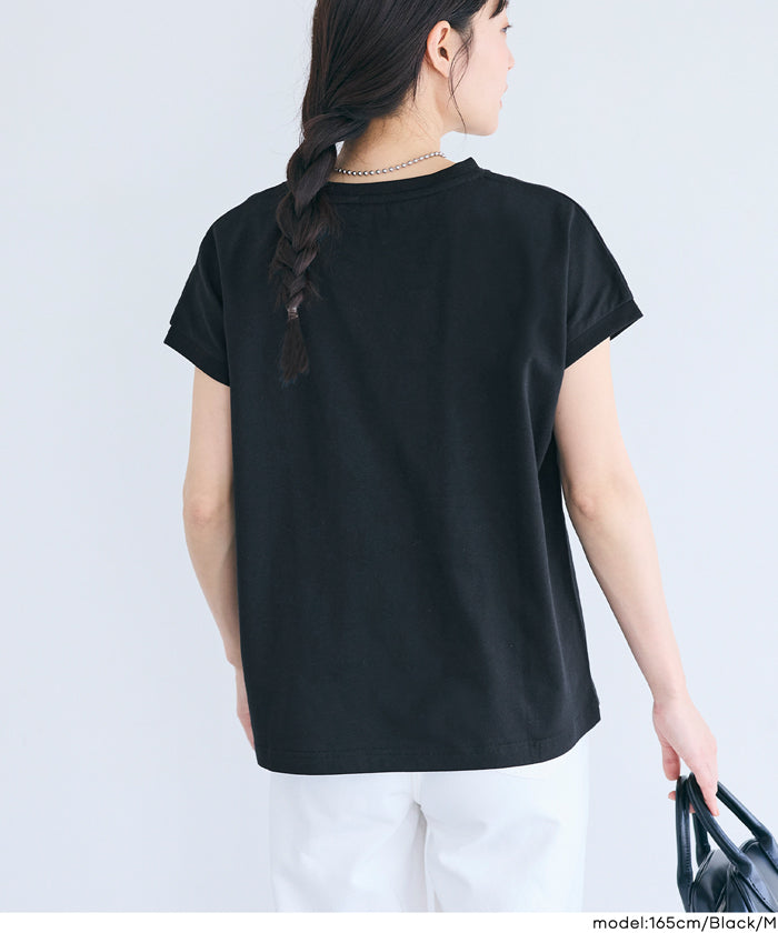 COTTON from the U.S.フレンチスリーブTシャツ レディース メール便