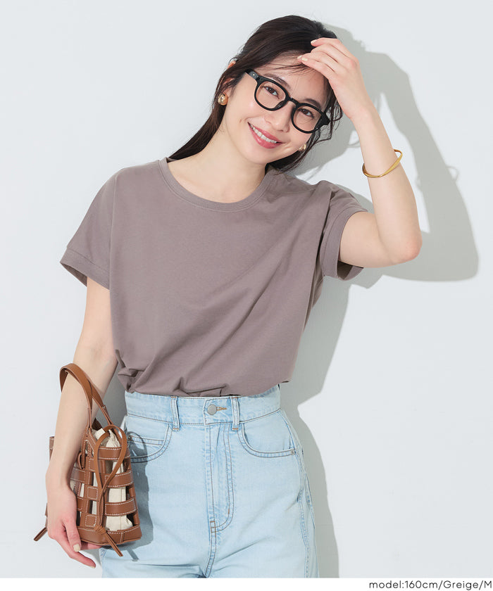COTTON from the U.S.フレンチスリーブTシャツ レディース メール便